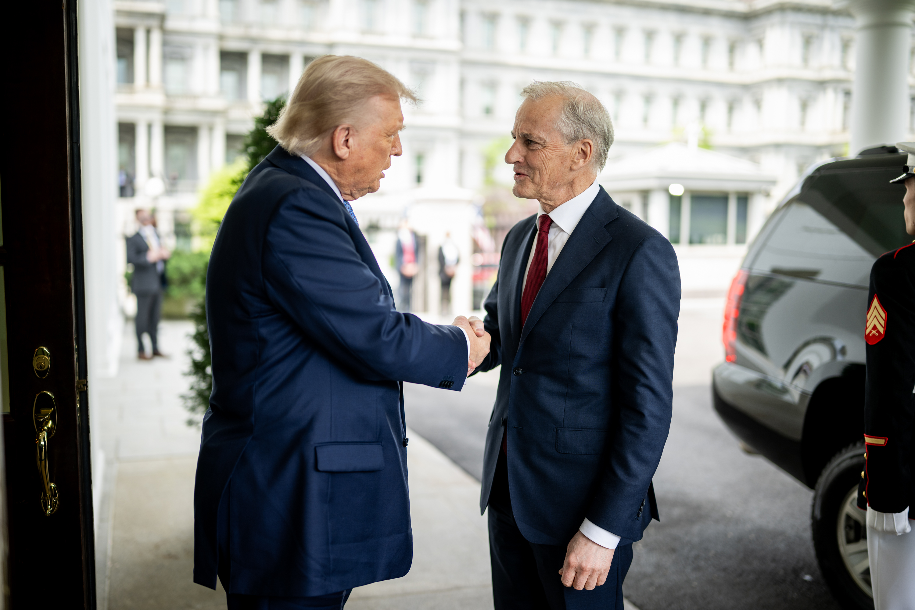 President Trump hosts a bilateral meeting with Prime Minister Gahr