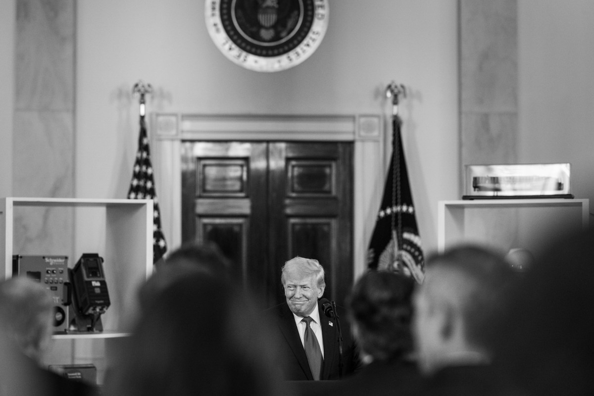 President Donald Trump delivers remarks on “Investing in America”, Wednesday, April 30, 2025, in the Cross Hall of the White House. (Official White House Photo by Joyce N. Boghosian)