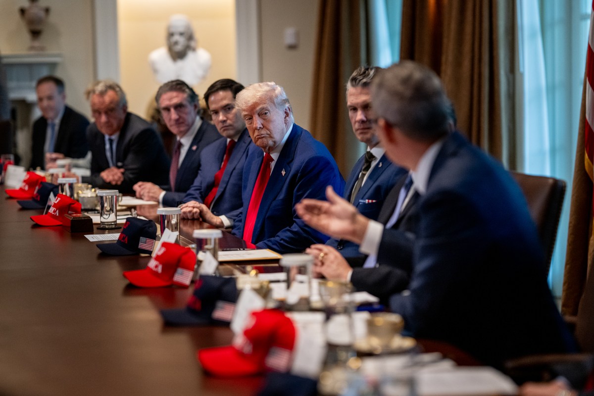 President Donald Trump holds a Cabinet meeting, Wednesday, April 30, 2025, in the Cabinet Room. (Official White House Photo by Molly Riley)