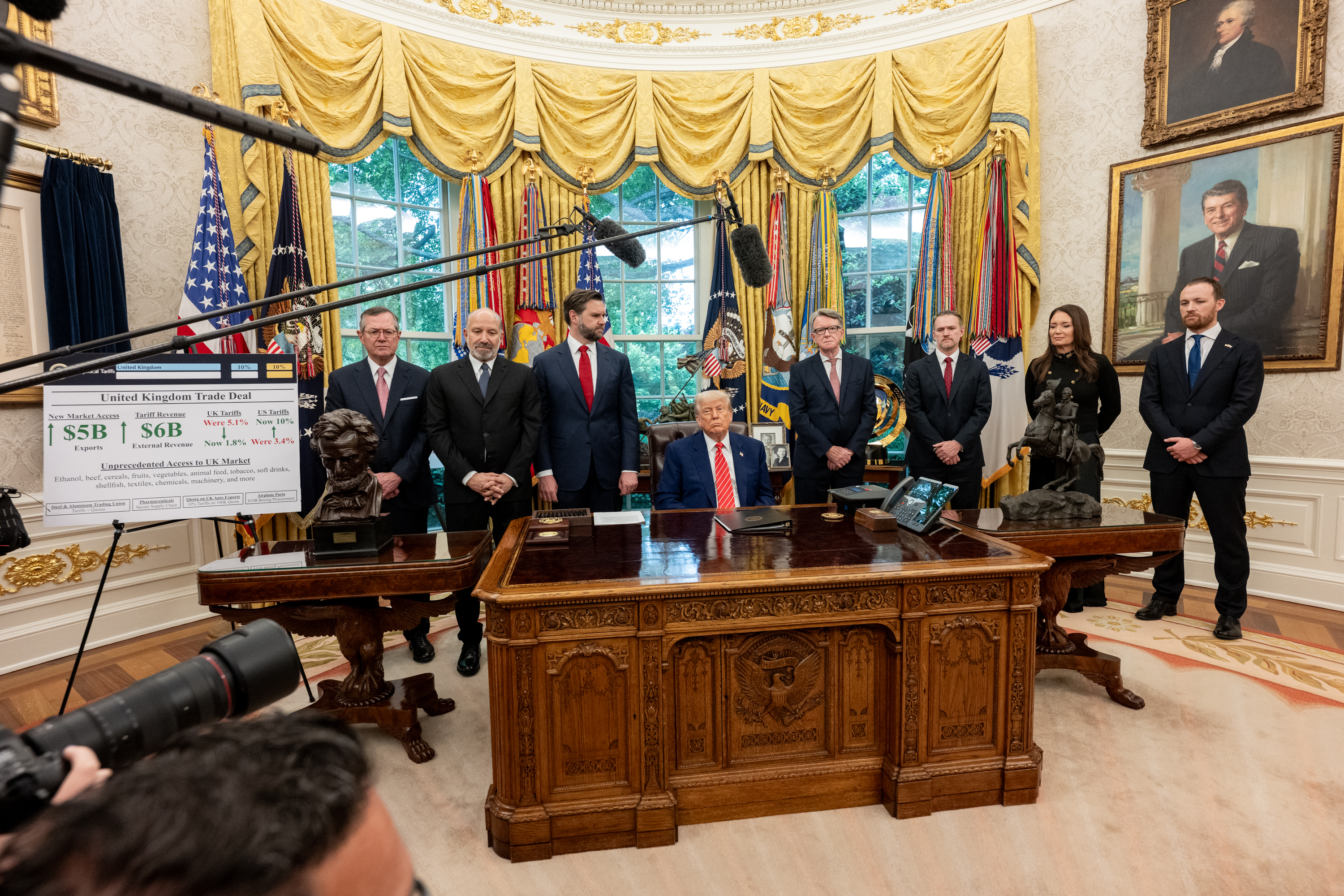 President Trump announces historic trade agreement with the U.K. – The ...