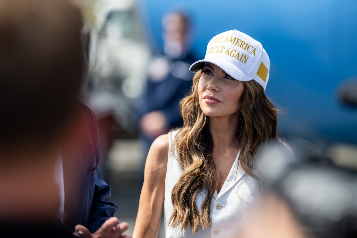 President Donald Trump, Florida Governor Ron DeSantis (R) and Secretary of Homeland Security Kristi Noem speak to members of the press at Dade-Collier Training and Transition Airport in Ochopee, Florida, Tuesday, July 1, 2025. (Official White House Photo by Daniel Torok)