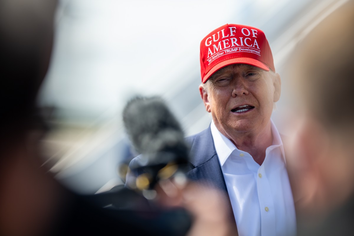 President Donald Trump speaks to members of the press at Dade-Collier Training and Transition Airport in Ochopee, Florida, Tuesday, July 1, 2025. (Official White House Photo by Daniel Torok)