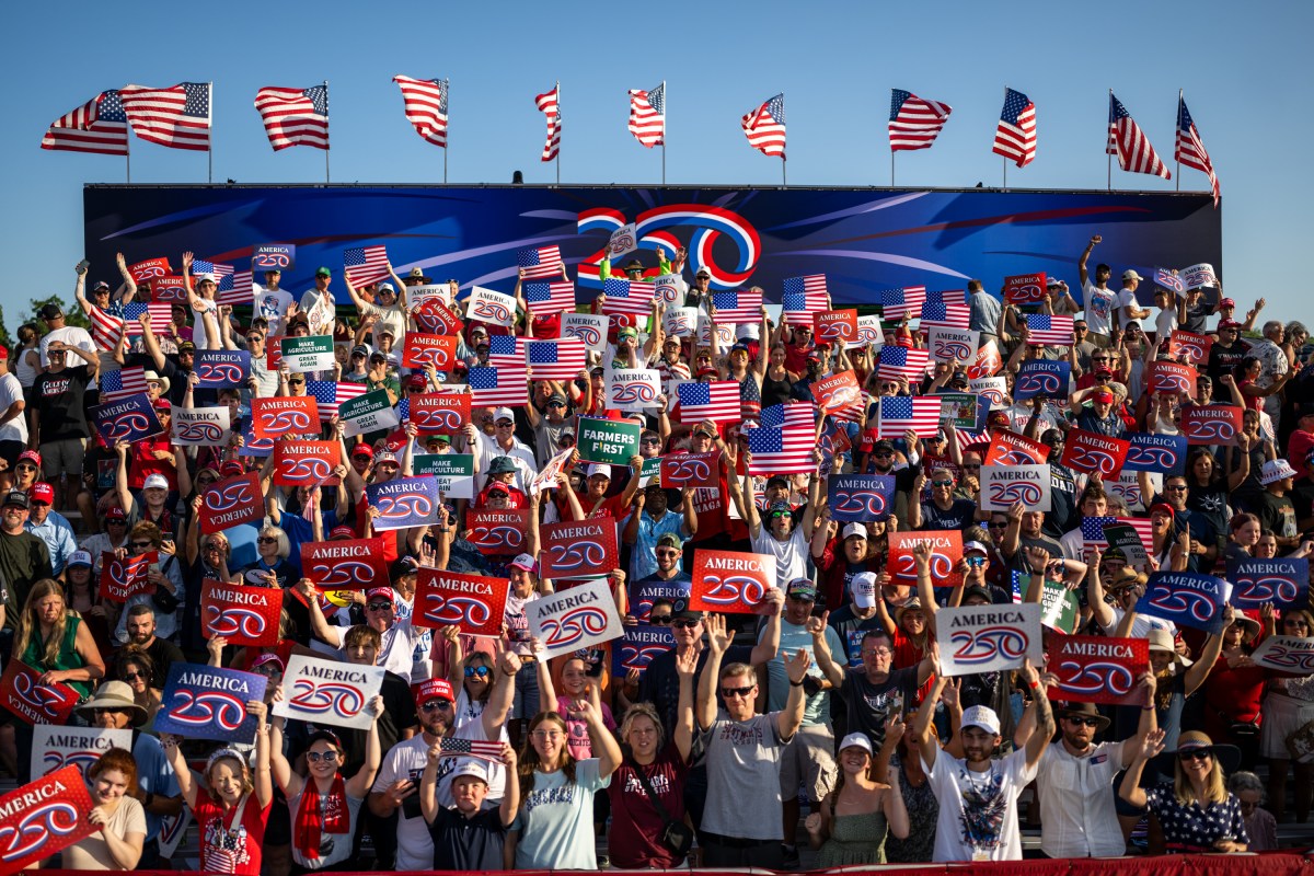 President Donald Trump arrives to the Salute to America Celebration, Thursday, July 3, 2025, at the Iowa State Fairgrounds in Des Moines, Iowa. (Official White House Photo by Daniel Torok)