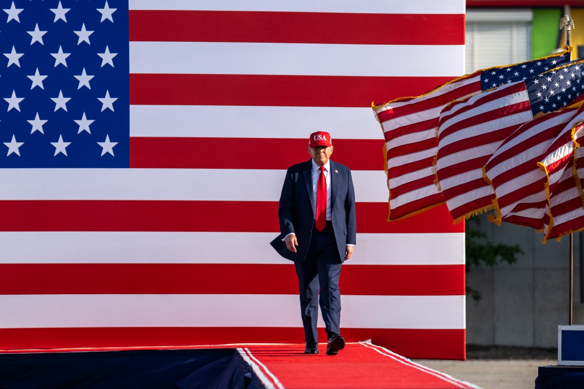President Donald Trump arrives to the Salute to America Celebration, Thursday, July 3, 2025, at the Iowa State Fairgrounds in Des Moines, Iowa. (Official White House Photo by Daniel Torok)