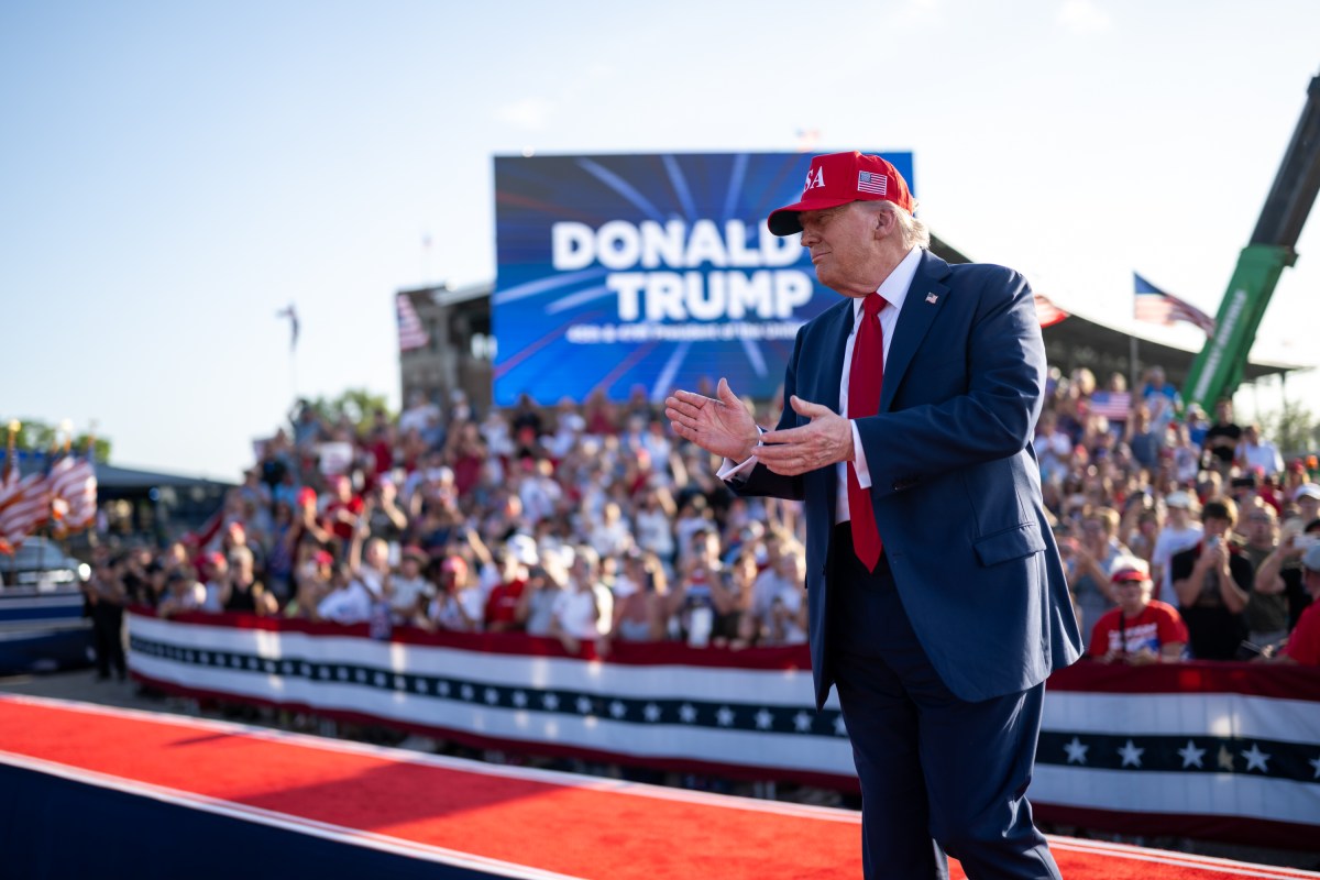 President Donald Trump arrives to the Salute to America Celebration, Thursday, July 3, 2025, at the Iowa State Fairgrounds in Des Moines, Iowa. (Official White House Photo by Daniel Torok)