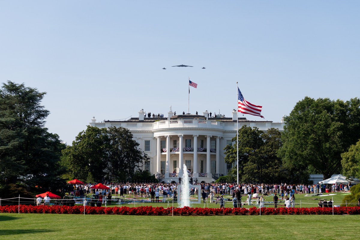 The White House hosts a picnic for the 4th of July, Friday, July 4, 2025, on the South Lawn. (White House Intern Photo by Jack Power)