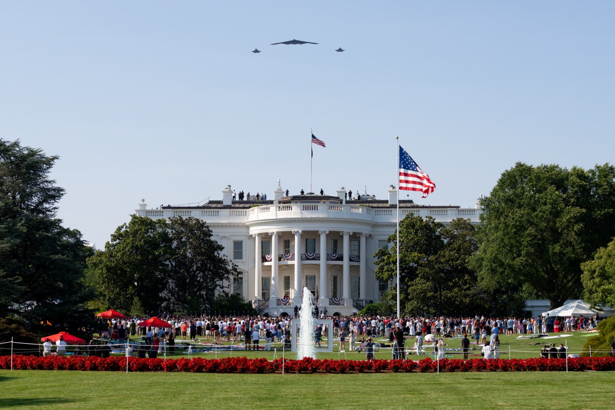 The White House hosts a picnic for the 4th of July, Friday, July 4, 2025, on the South Lawn. (White House Intern Photo by Jack Power)