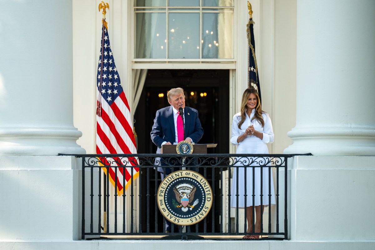 President Donald Trump delivers remarks before signing the One Big Beautiful Bill Act on the South Lawn of the White House, Friday, July 4, 2025, during the 4th of July picnic. (Official White House Photo by Andrea Hanks)