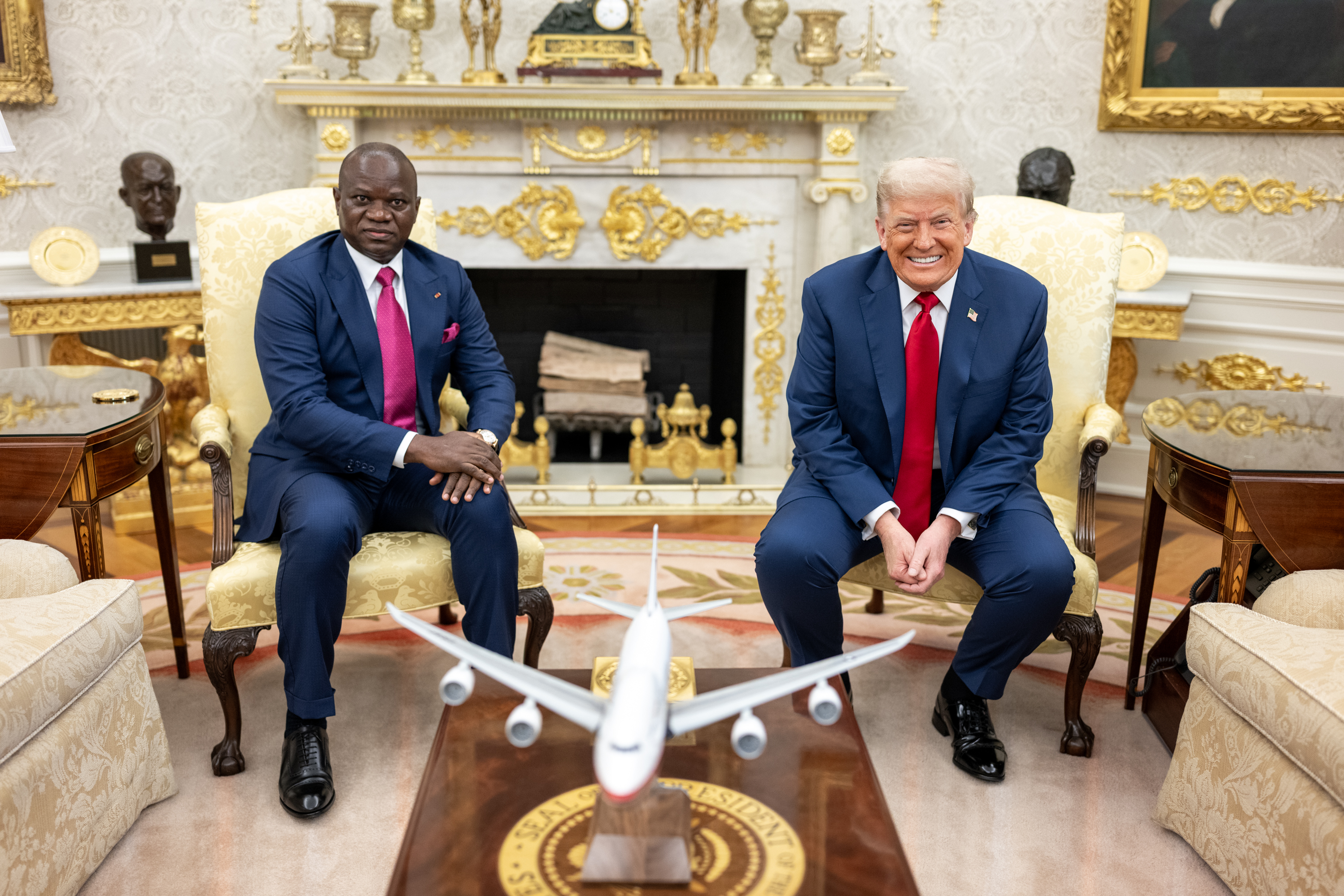 President Trump Participates in a Multilateral Lunch with African