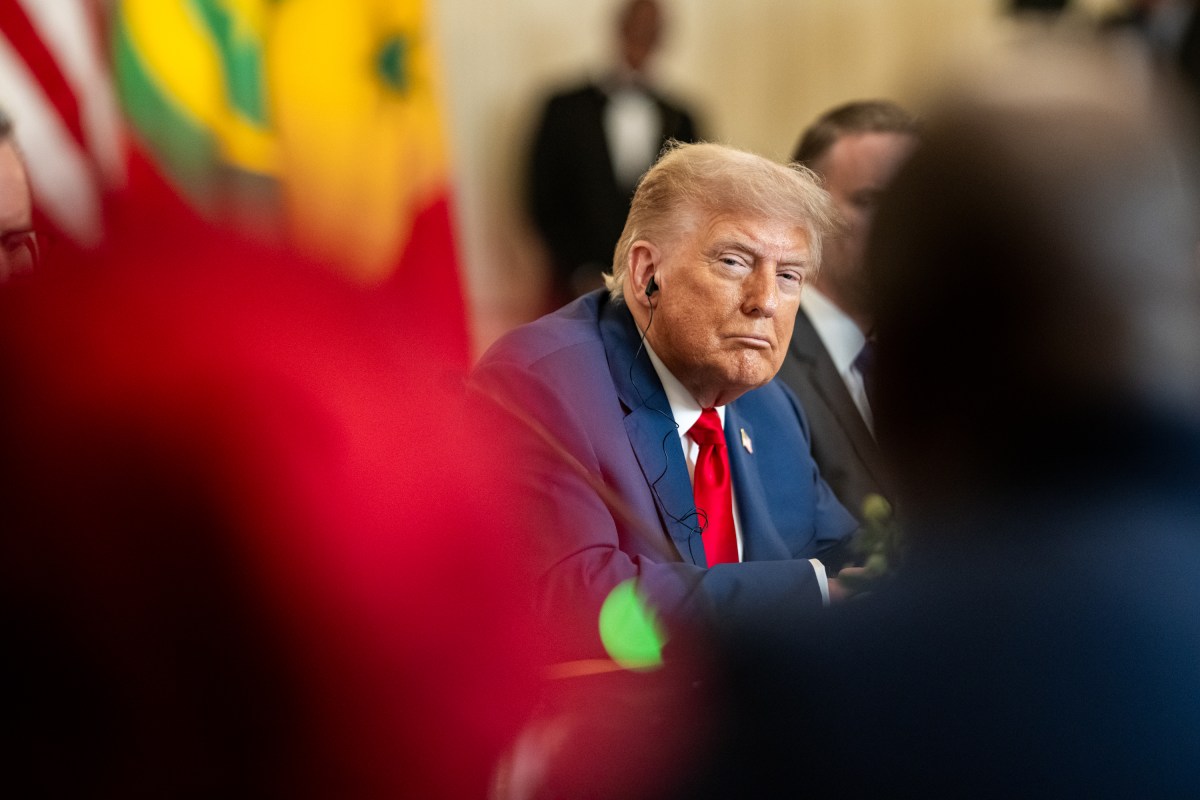President Donald Trump hosts a multilateral luncheon with African leaders, Wednesday, July 9, 2025, in the State Dining Room. (Official White House Photo by Daniel Torok)