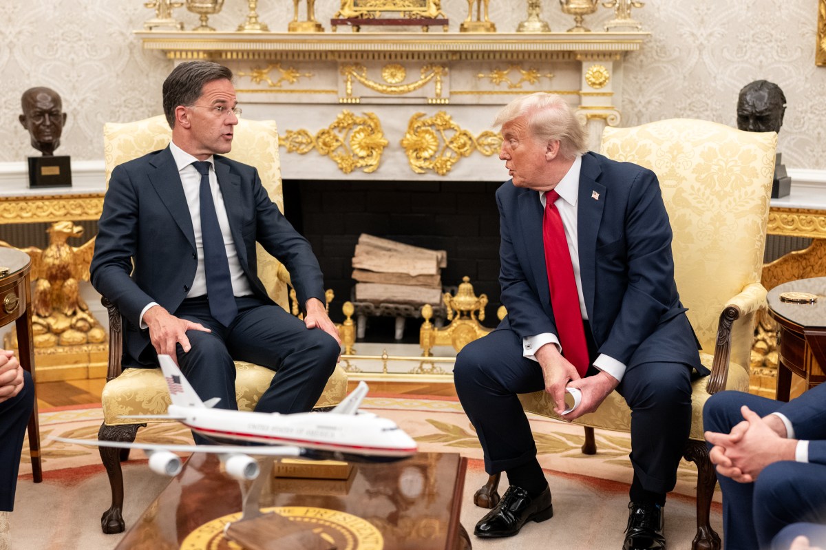 President Donald Trump meets with NATO Secretary Mark Rutte, Monday, July 14, 2025, in the Oval Office. (Official White House Photo by Joyce N. Boghosian)