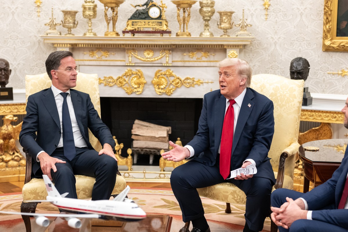 President Donald Trump meets with NATO Secretary Mark Rutte, Monday, July 14, 2025, in the Oval Office. (Official White House Photo by Joyce N. Boghosian)