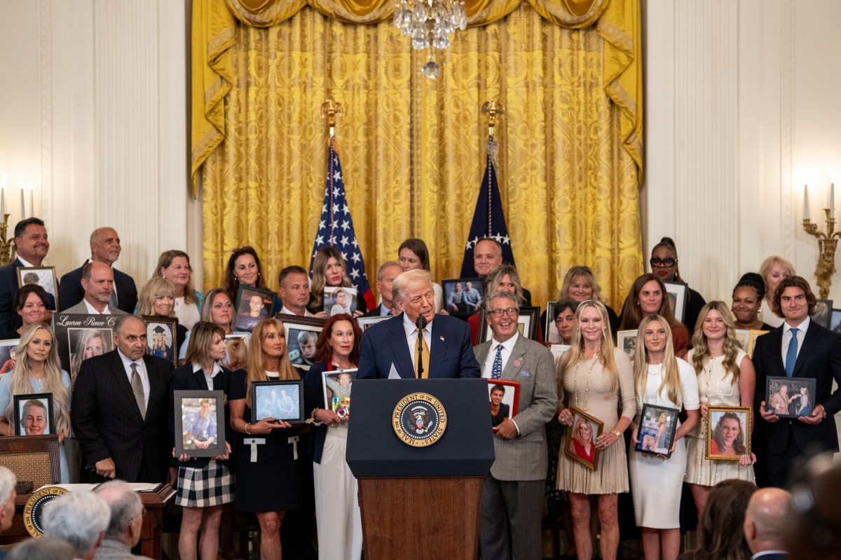 President Donald Trump attends a signing ceremony for the HALT Fentanyl Act, Wednesday, July 16, 2025, in the East Room of the White House. (Official White House Photo by Molly Riley)