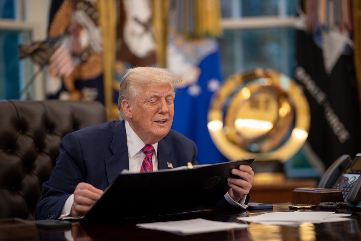 President Donald Trump walks along the West Colonnade to the residence, Friday, July 18, 2025, to participate in a signing ceremony for S.1852, The GENIUS Act. (Official White House Photo by Daniel Torok)