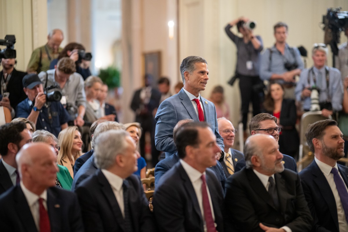 President Donald Trump delivers remarks at a signing ceremony for S.1852, The GENIUS Act, Friday, July 18, 2025, in the East Room of the White House. (Official White House Photo by Daniel Torok)