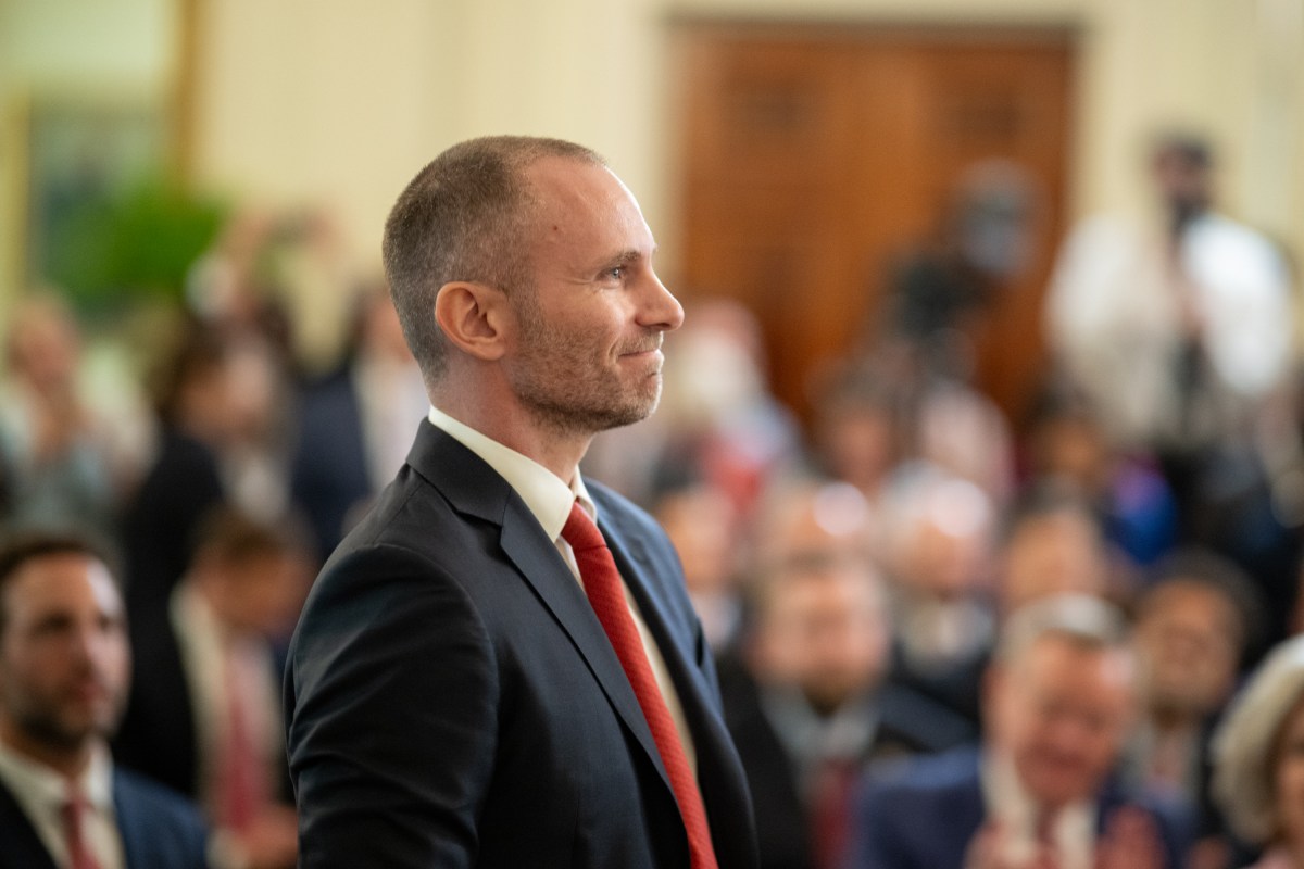 President Donald Trump delivers remarks at a signing ceremony for S.1852, The GENIUS Act, Friday, July 18, 2025, in the East Room of the White House. (Official White House Photo by Daniel Torok)
