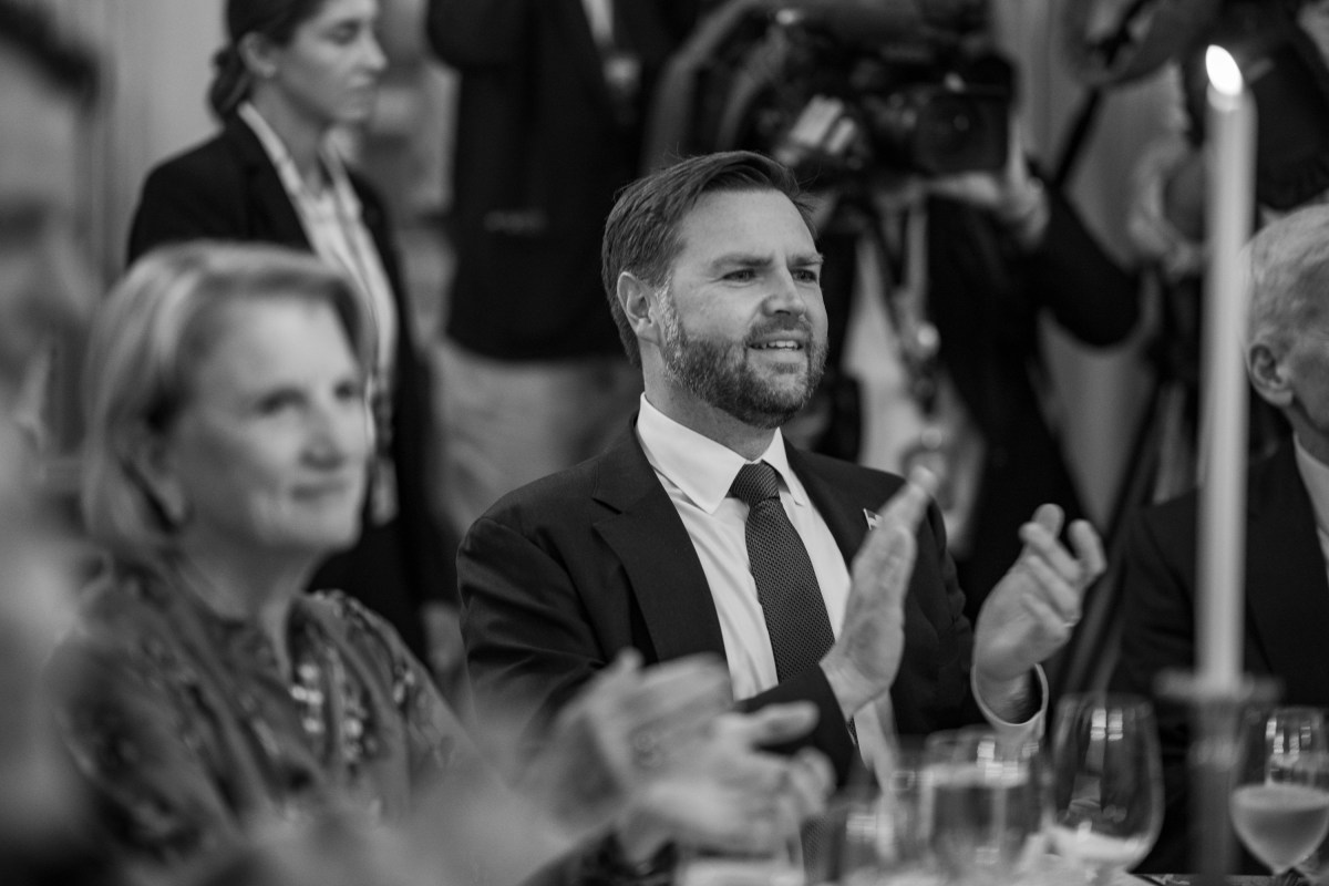 President Donald Trump delivers remarks at a dinner for GOP Senators, Friday, July 18, 2025, in the State Dining Room of the White House. (Official White House Photo by Daniel Torok)