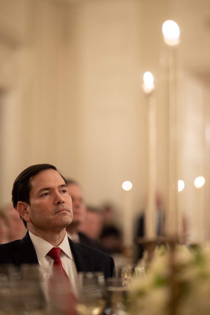 President Donald Trump delivers remarks at a dinner for GOP Senators, Friday, July 18, 2025, in the State Dining Room of the White House. (Official White House Photo by Daniel Torok)