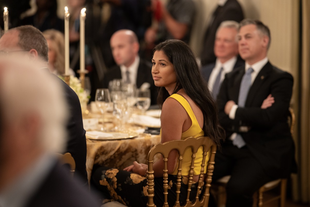 President Donald Trump delivers remarks at a dinner for GOP Senators, Friday, July 18, 2025, in the State Dining Room of the White House. (Official White House Photo by Daniel Torok)