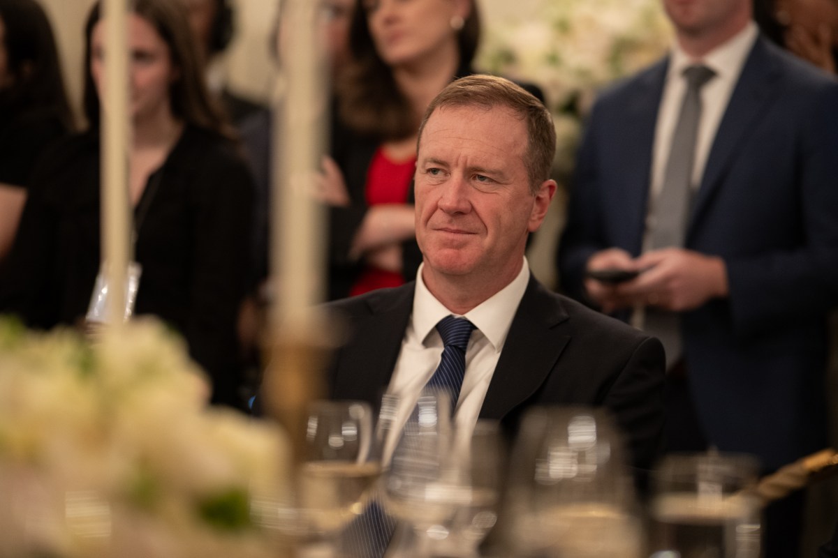 President Donald Trump delivers remarks at a dinner for GOP Senators, Friday, July 18, 2025, in the State Dining Room of the White House. (Official White House Photo by Daniel Torok)