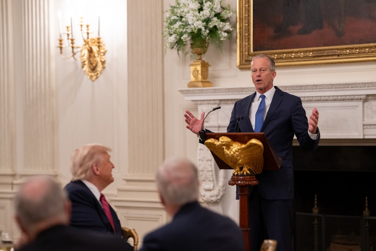 President Donald Trump hosts a dinner for GOP Senators, Friday, July 18, 2025, in the State Dining Room of the White House. (Official White House Photo by Molly Riley)