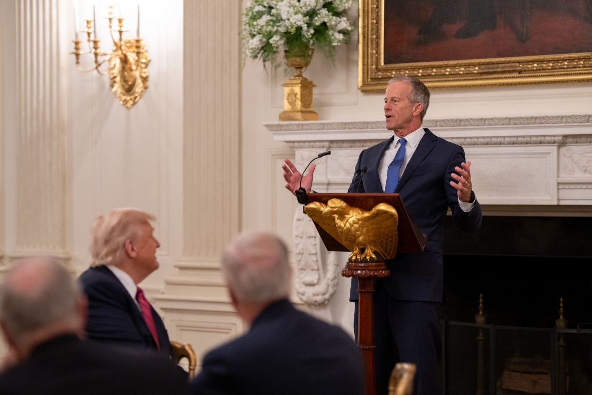 President Donald Trump hosts a dinner for GOP Senators, Friday, July 18, 2025, in the State Dining Room of the White House. (Official White House Photo by Molly Riley)