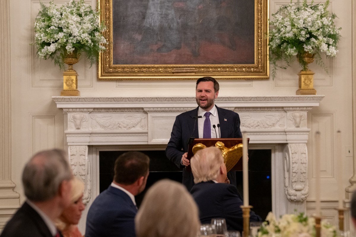 President Donald Trump hosts a dinner for GOP Senators, Friday, July 18, 2025, in the State Dining Room of the White House. (Official White House Photo by Molly Riley)