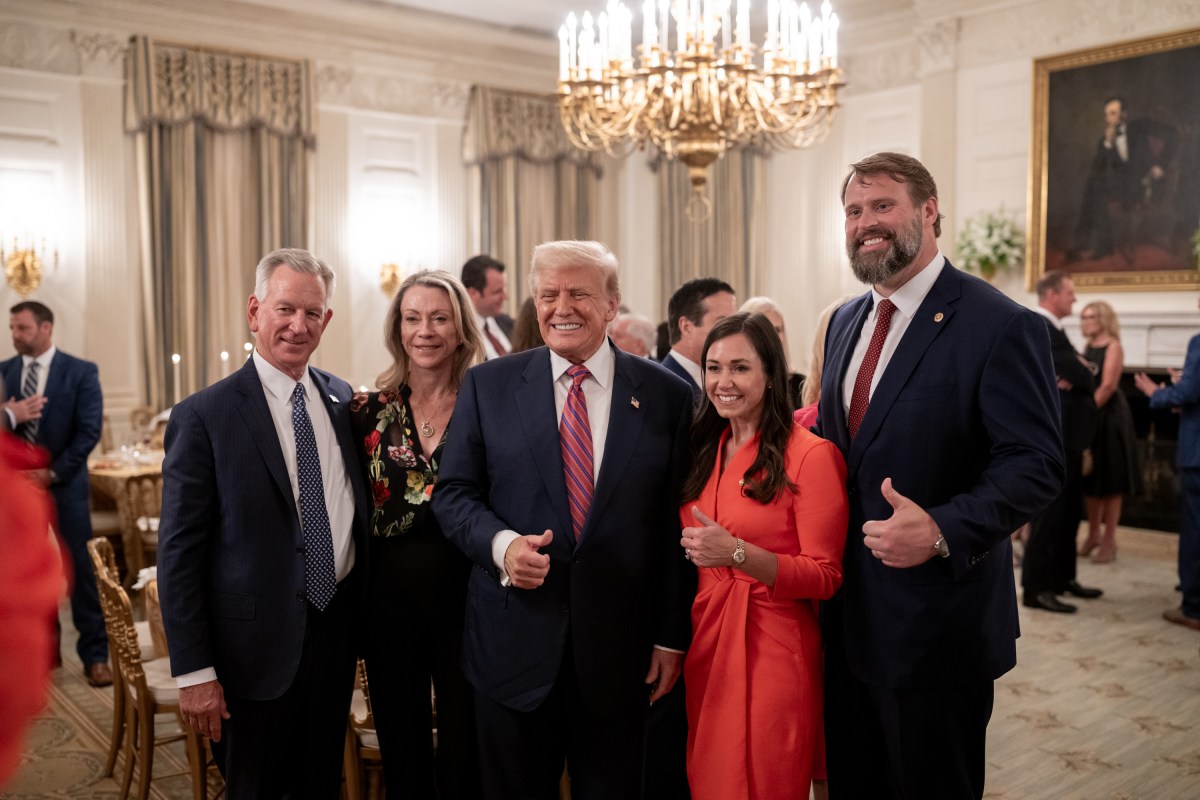 President Donald Trump hosts a dinner for GOP Senators, Friday, July 18, 2025, in the State Dining Room of the White House. (Official White House Photo by Molly Riley)