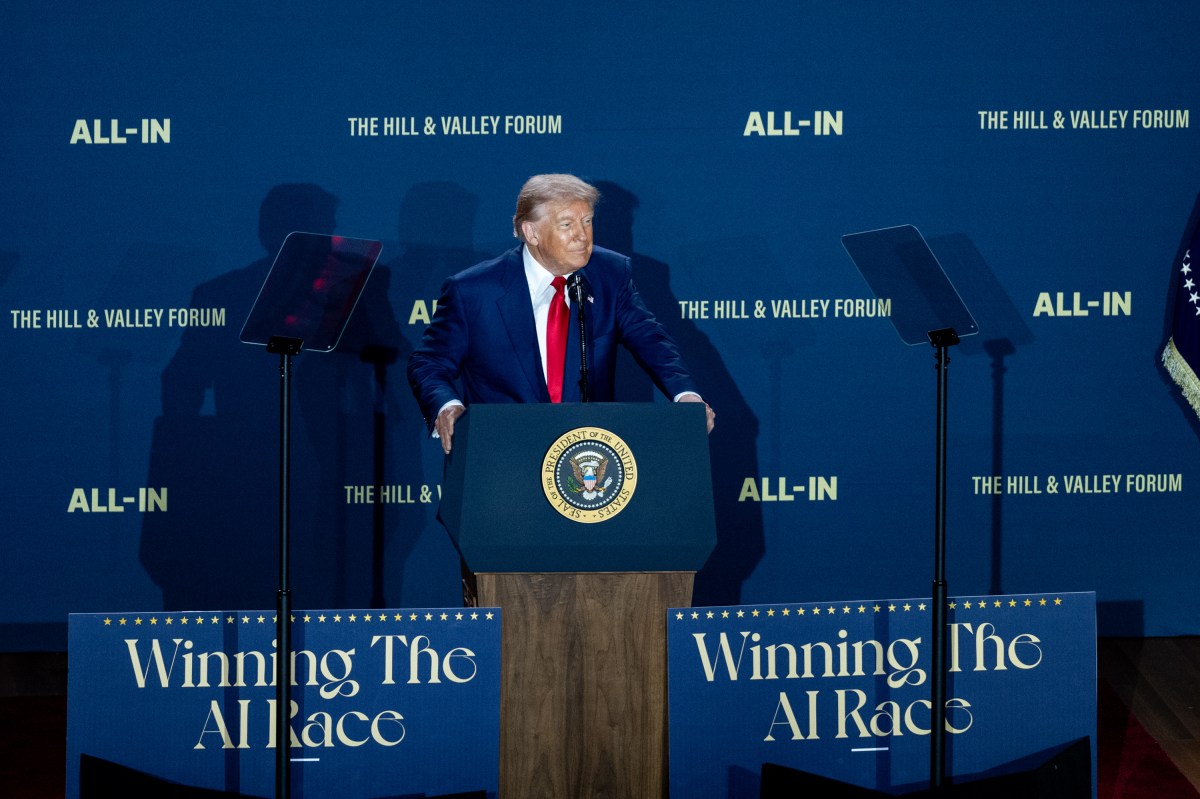 President Donald Trump delivers remarks at the White House AI Summit at Andrew W. Mellon Auditorium in Washington, D.C., Wednesday, July 23, 2025. (Official White House Photo by Joyce N. Boghosian)