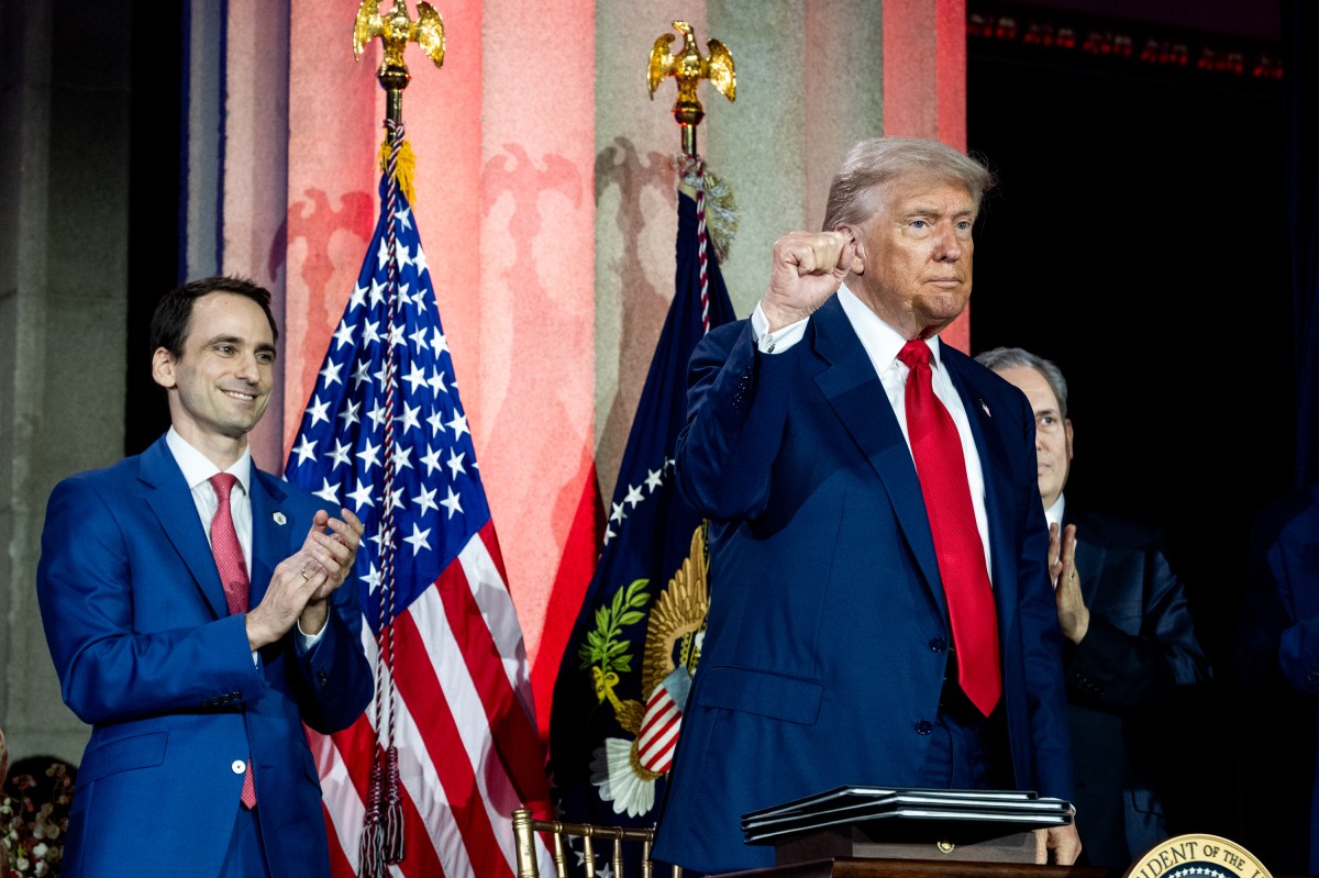 President Donald Trump signs Executive Orders at the White House AI Summit at Andrew W. Mellon Auditorium in Washington, D.C., Wednesday, July 23, 2025. (Official White House Photo by Joyce N. Boghosian)