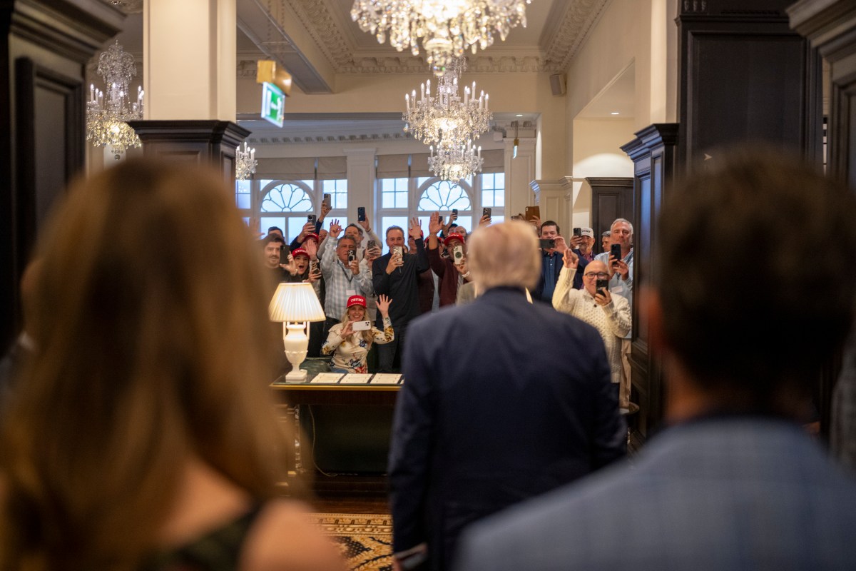 President Donald J. Trump arrives at the Trump Turnberry golf course in Turnberry, Scotland, Friday, July 25, 2025. (Official White House Photo by Daniel Torok)