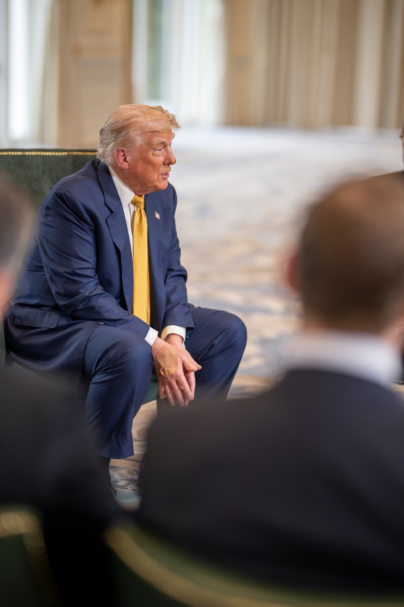 President Donald J. Trump participates in a Bilateral with the President of the European
Commission Ursula von der Leyen at the Trump Turnberry golf course in Turnberry, Scotland, Friday, July 27, 2025. (Official White House Photo by Daniel Torok)