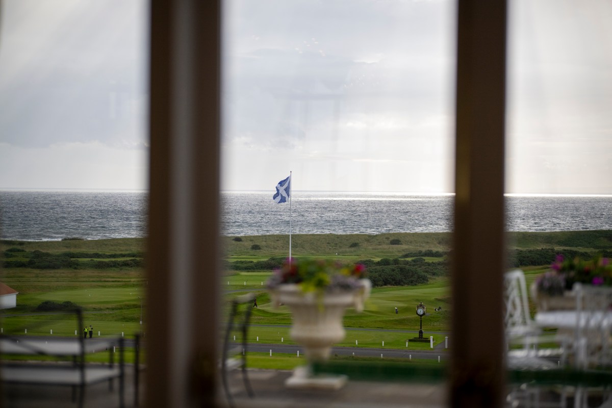President Donald J. Trump participates in a Bilateral with the President of the European
Commission Ursula von der Leyen at the Trump Turnberry golf course in Turnberry, Scotland, Friday, July 27, 2025. (Official White House Photo by Daniel Torok)
