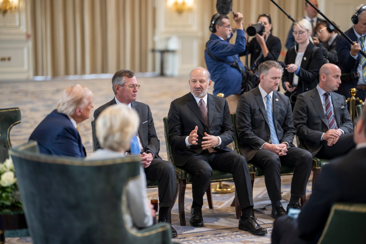 President Donald J. Trump participates in a Bilateral with the President of the European
Commission Ursula von der Leyen at the Trump Turnberry golf course in Turnberry, Scotland, Friday, July 27, 2025. (Official White House Photo by Daniel Torok)