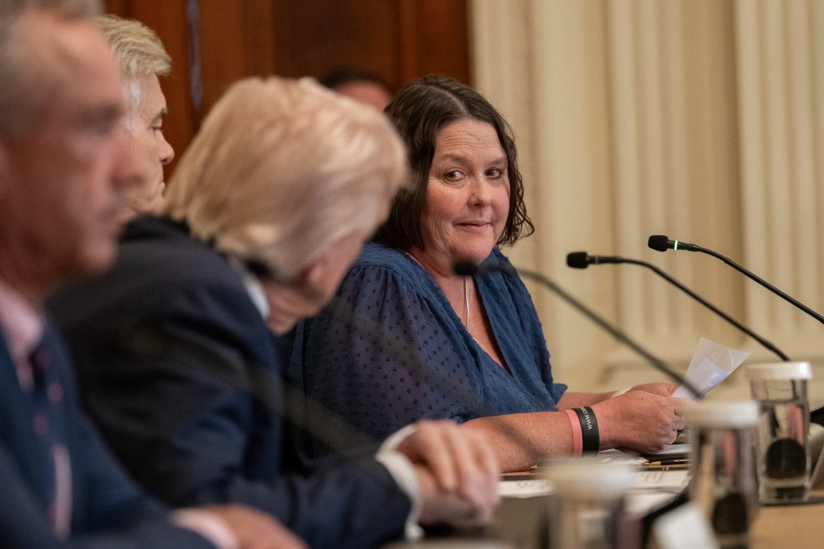 Acting Administrator of the U.S. Department of Government Efficiency (DOGE) Amy Gleason delivers remarks at a “Making Health Technology Great Again” event, Wednesday, July 30, 2025, in the East Room of the White House. (Official White House Photo by Joyce N. Boghosian)