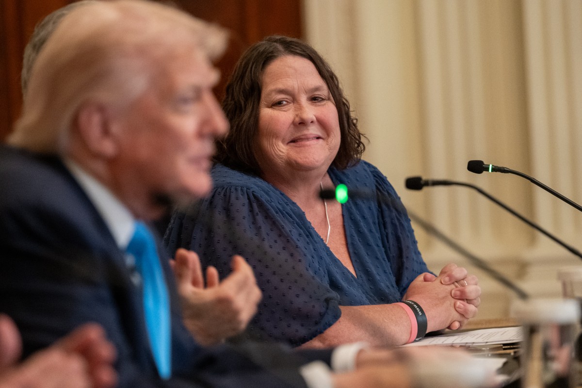Acting Administrator of the U.S. Department of Government Efficiency (DOGE) Amy Gleason delivers remarks at a “Making Health Technology Great Again” event, Wednesday, July 30, 2025, in the East Room of the White House. (Official White House Photo by Joyce N. Boghosian)