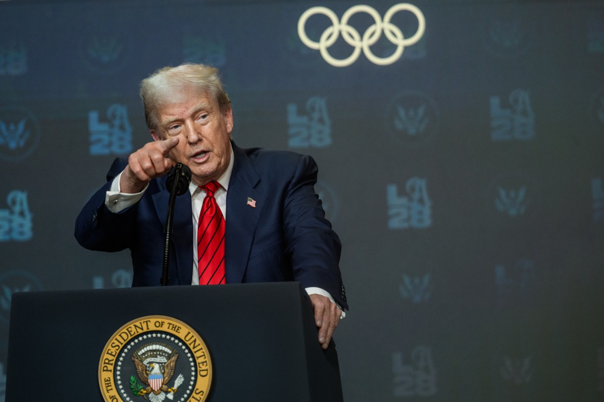 President Donald Trump delivers remarks before signing an executive order creating a task force for the 2028 Los Angeles Olympics, Tuesday, August 5, 2025, in the South Court Auditorium of the Eisenhower Executive Office Building at the White House. (Official White House Photo by Joyce N. Boghosian)