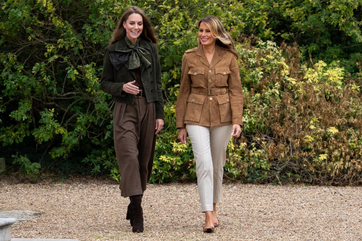 First Lady Melania Trump and the Princess of Wales meet members of the Scouts’ Squirrels programme on the grounds of Frogmore Cottage, Thursday, September 18, 2025. (Official White House Photo by Andrea Hanks)