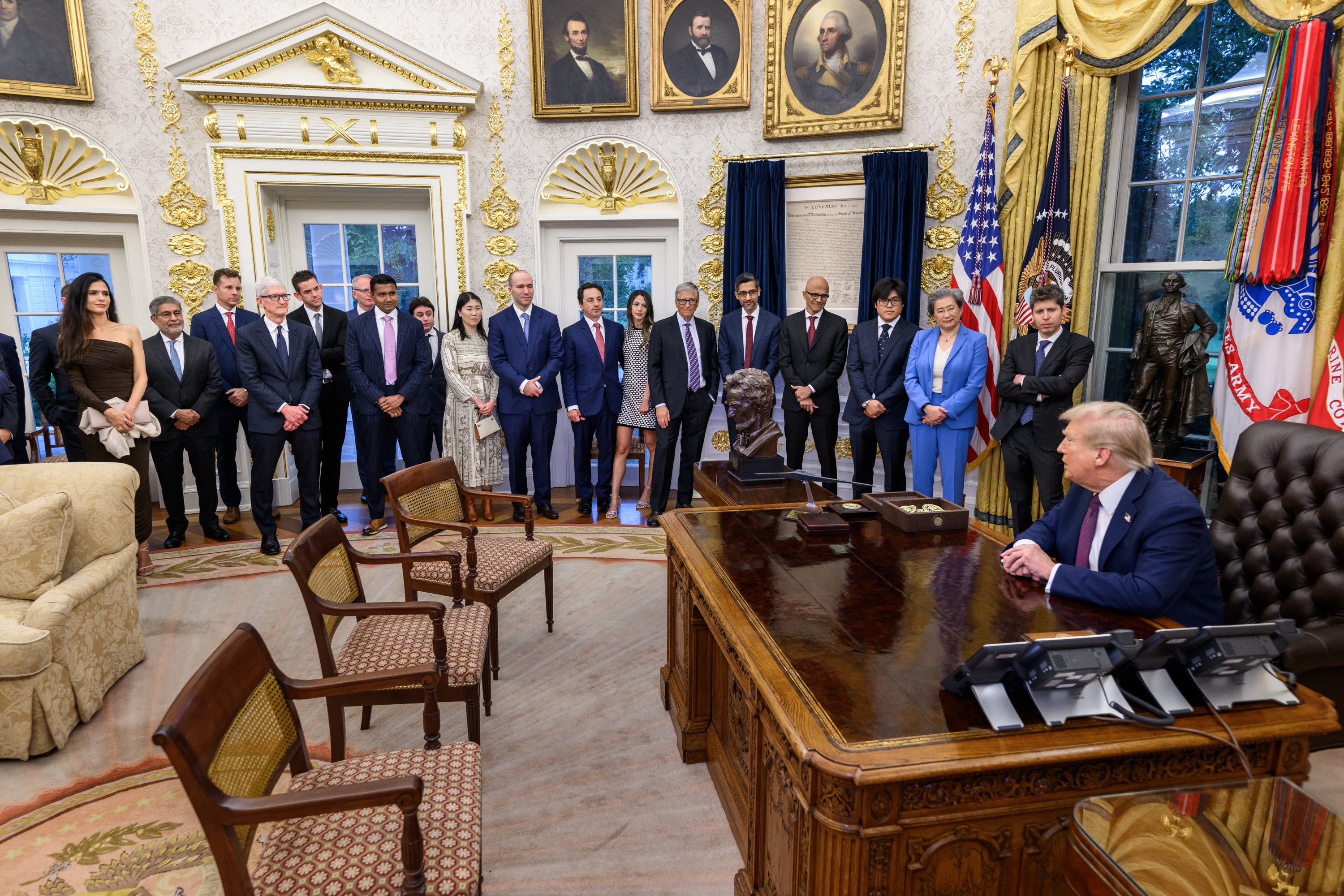 President Trump, Tech Leaders Unite to Power American AI Dominance ...