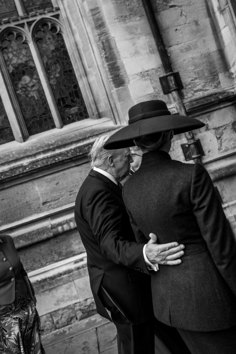 President Donald Trump and First Lady Melania Trump visit St. George’s Chapel at Windsor Castle in Windsor, England on Wednesday, September 17, 2025. (Official White House Photo by Daniel Torok)