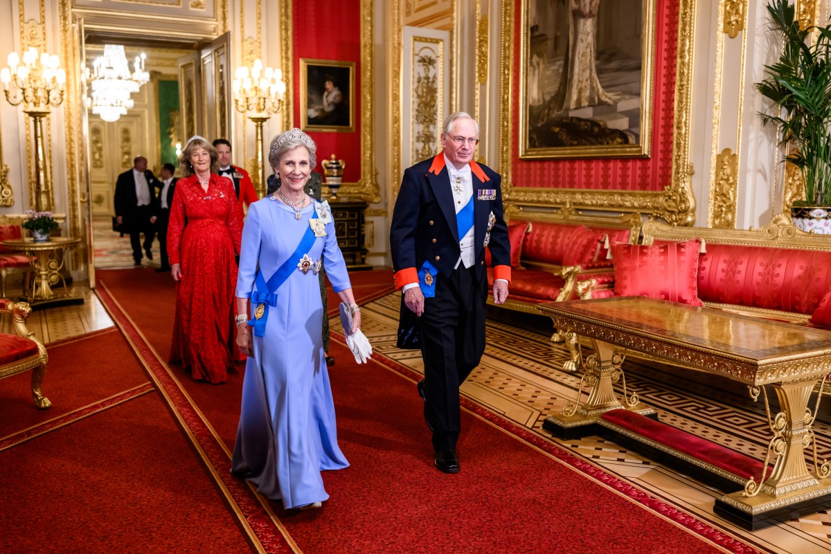 President Donald Trump and First Lady Melania Trump attend a State Banquet with King Charles III and Queen Camilla at Windsor Castle in Windsor, England on Wednesday, September 17, 2025. (Official White House Photo by Daniel Torok)