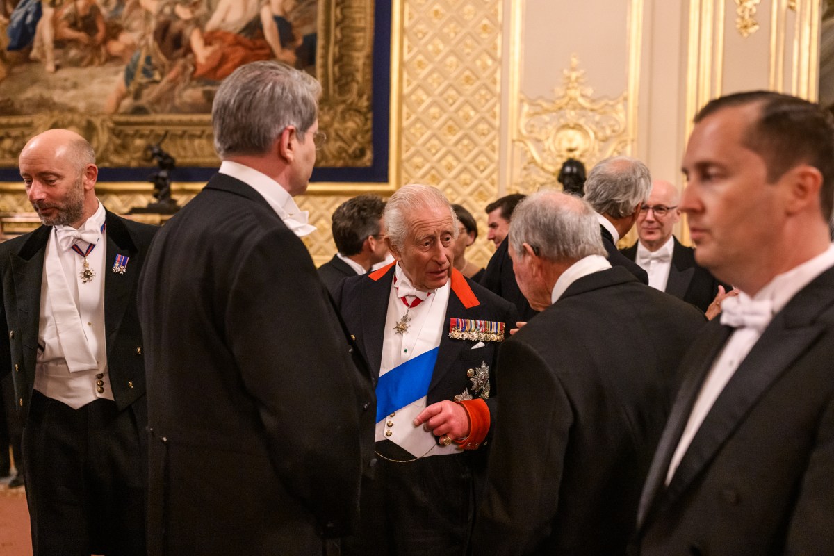President Donald Trump and First Lady Melania Trump attend a State Banquet with King Charles III and Queen Camilla at Windsor Castle in Windsor, England on Wednesday, September 17, 2025. (Official White House Photo by Daniel Torok)