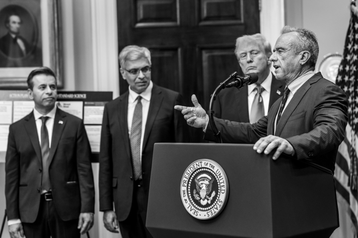 President Donald Trump answers questions from the media after making an announcement on medical and scientific findings regarding autism in America’s children, Monday, September 22, 2025, in the Roosevelt Room of the White House. (Official White House Photo by Joyce N. Boghosian)