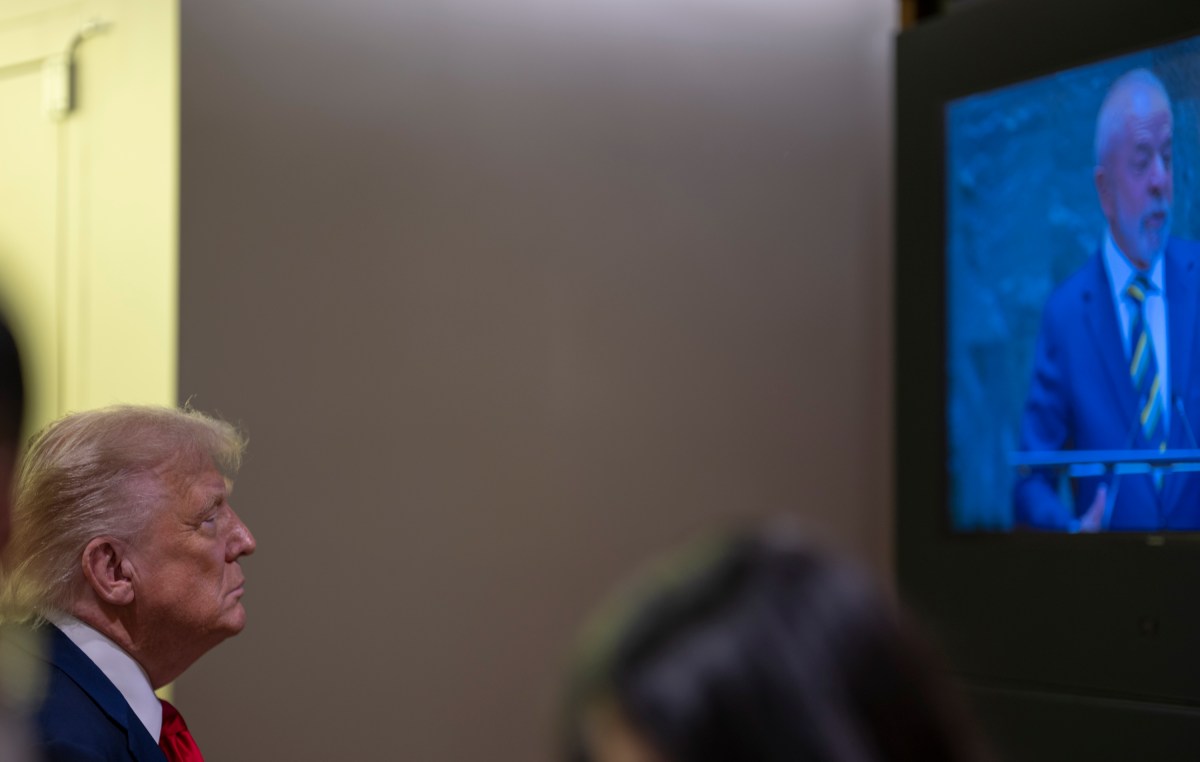 President Donald Trump prepares to deliver remarks to the 80th session of the United Nations General Assembly, Tuesday, September 23, 2025, at U.N. Headquarters in New York City. (Official White House Photo by Daniel Torok)