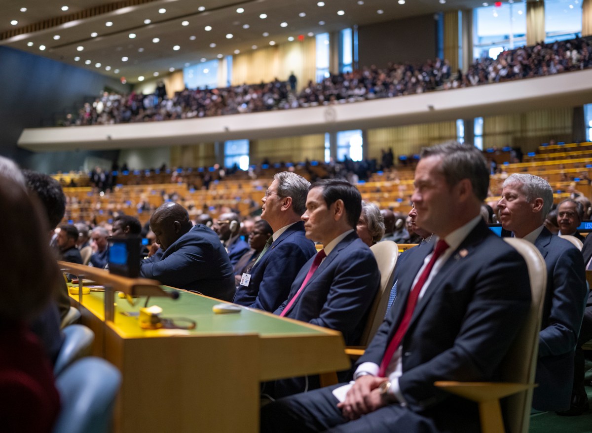 President Donald Trump delivers remarks to the 80th session of the United Nations General Assembly, Tuesday, September 23, 2025, at U.N. Headquarters in New York City. (Official White House Photo by Daniel Torok)