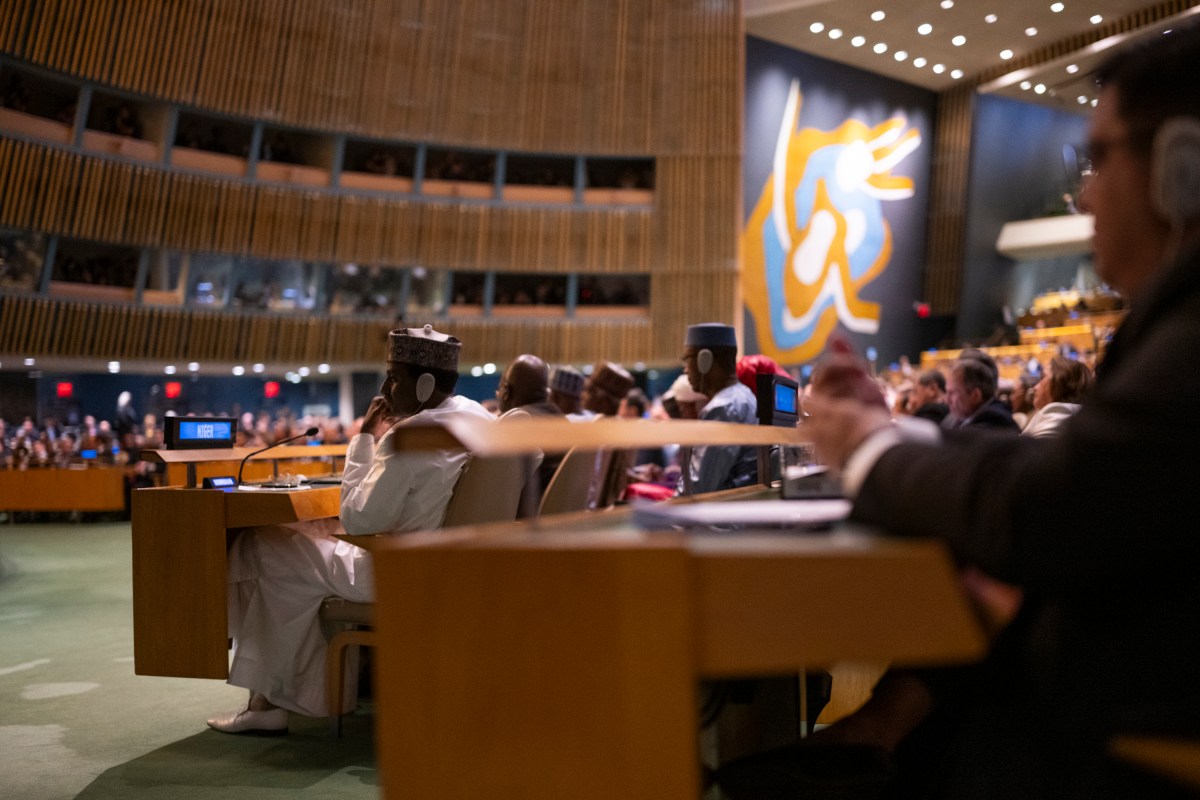 President Donald Trump delivers remarks to the 80th session of the United Nations General Assembly, Tuesday, September 23, 2025, at U.N. Headquarters in New York City. (Official White House Photo by Daniel Torok)