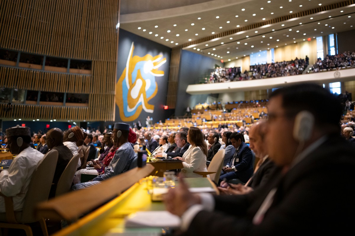 President Donald Trump delivers remarks to the 80th session of the United Nations General Assembly, Tuesday, September 23, 2025, at U.N. Headquarters in New York City. (Official White House Photo by Daniel Torok)