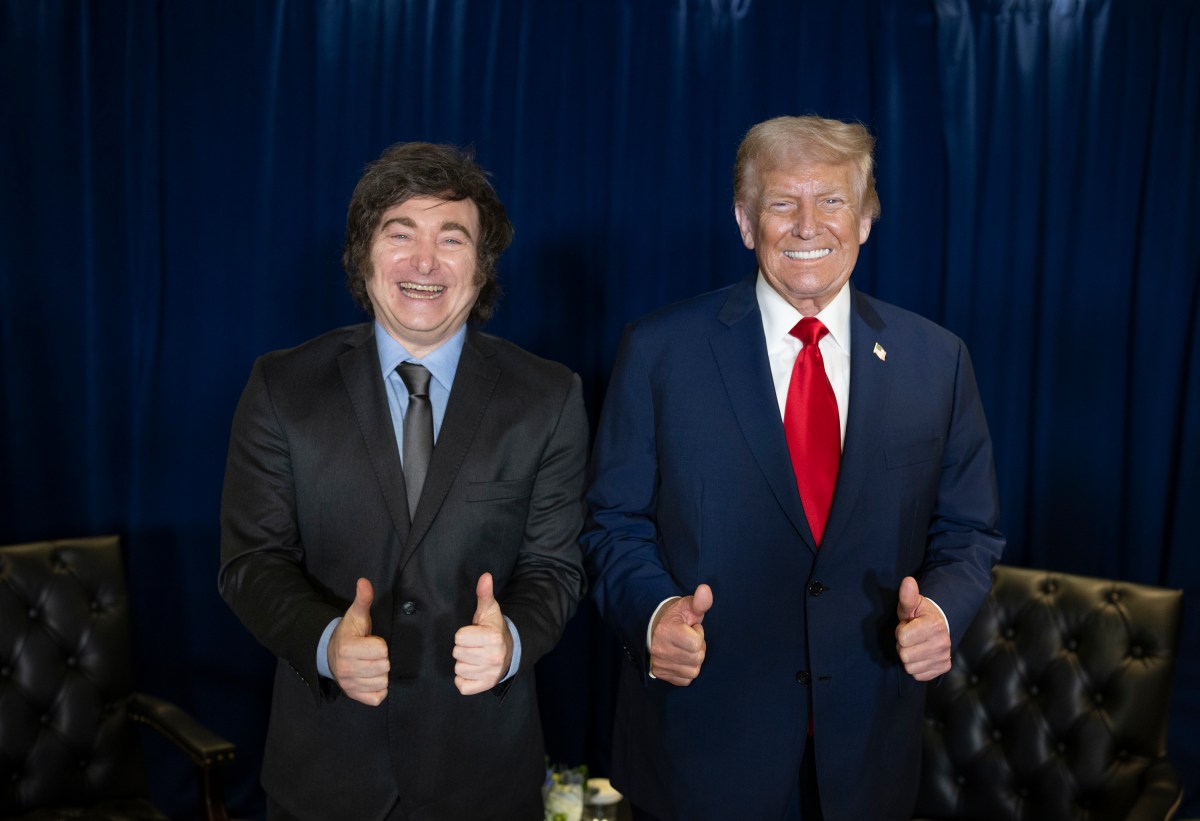 President Donald Trump participates in a pull-aside meeting with Javier Milei, President of Argentina, at the United Nations Headquarters in New York City, Tuesday, September 23, 2025. (Official White House Photo by Daniel Torok)