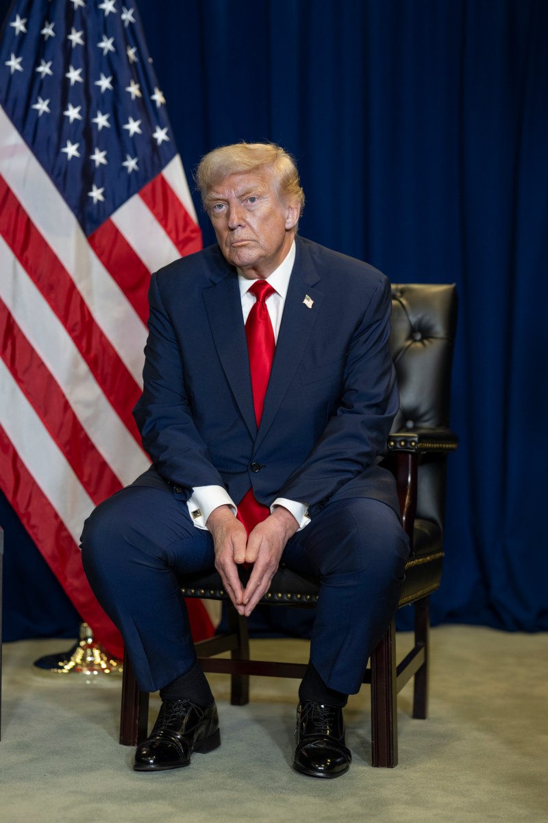 President Donald Trump participates in a pull-aside meeting with Ursula von der Leyen, President of the European Commission, at the United Nations Headquarters in New York City, Tuesday, September 23, 2025. (Official White House Photo by Daniel Torok)