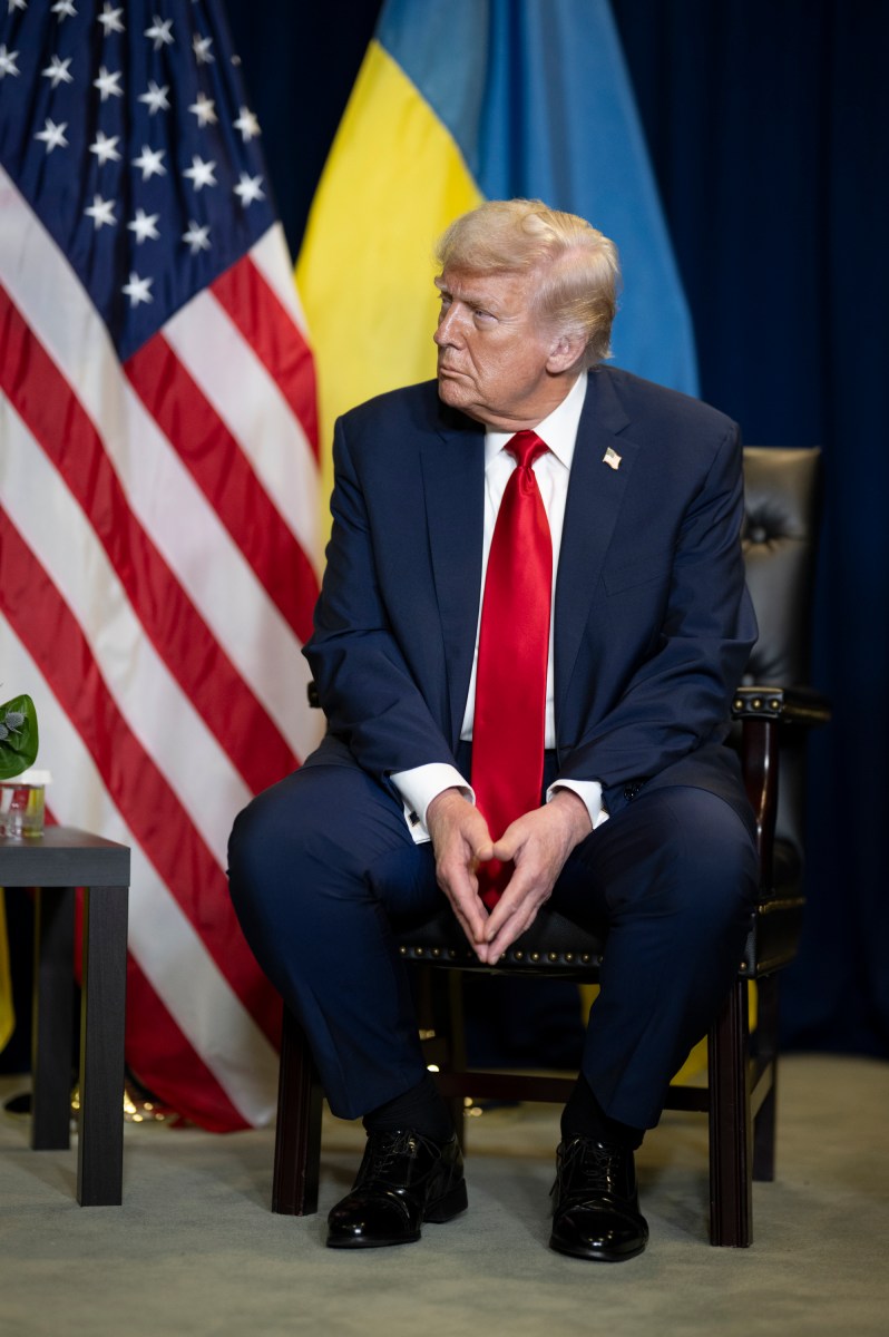 President Donald Trump participates in a bilateral meeting with Ukraine’s President Volodymyr Zelenskyy at the United Nations Headquarters in New York City, Tuesday, September 23, 2025. (Official White House Photo by Daniel Torok)